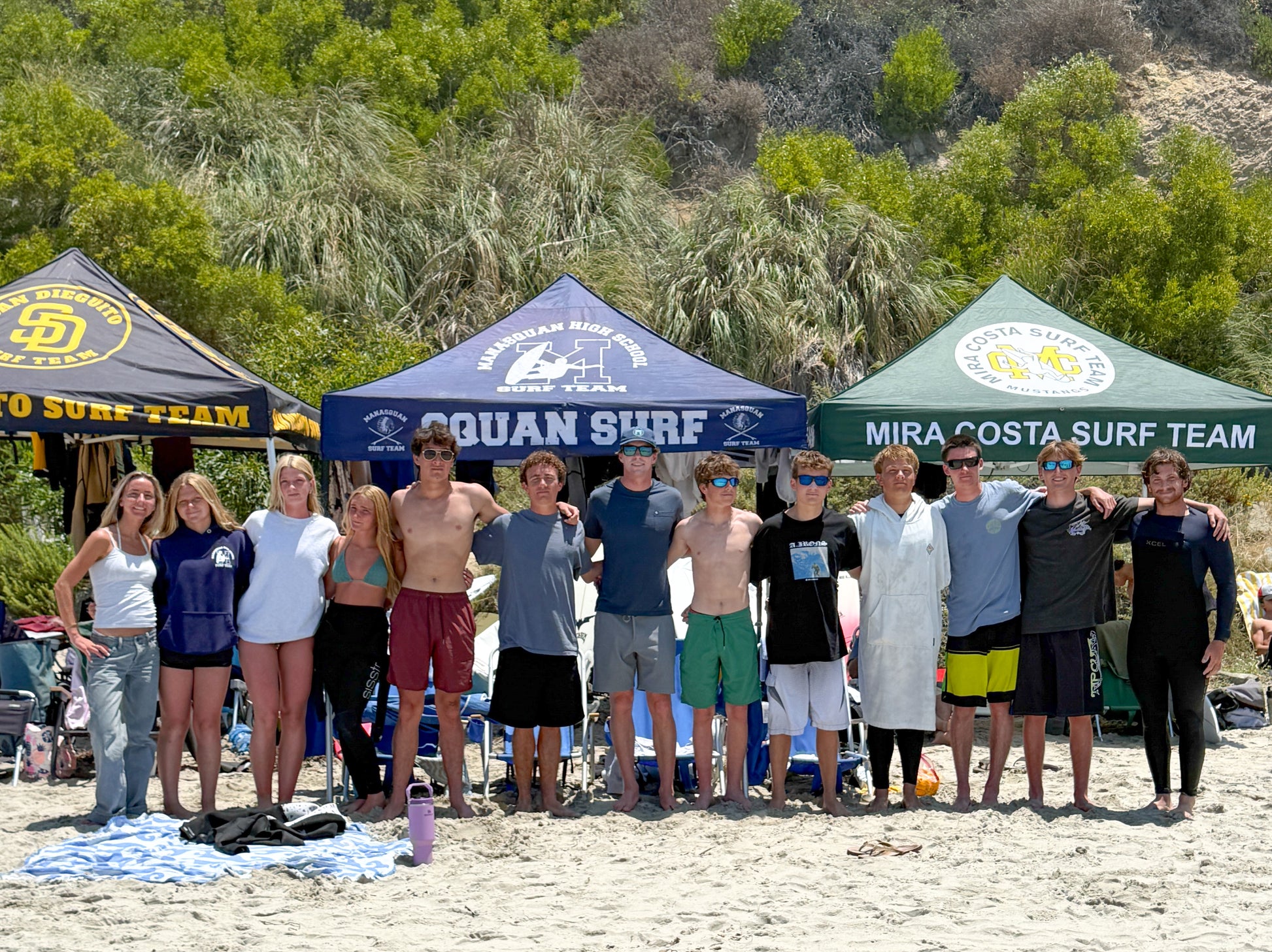 the MHS Surf Team at NSSA National in Dana Point California 2026.  Donate & help support our team!