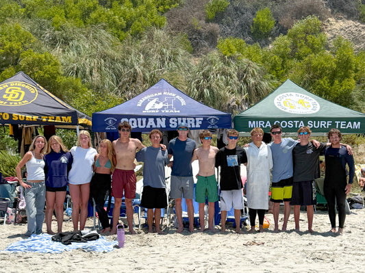 the MHS Surf Team at NSSA National in Dana Point California 2026.  Donate & help support our team!