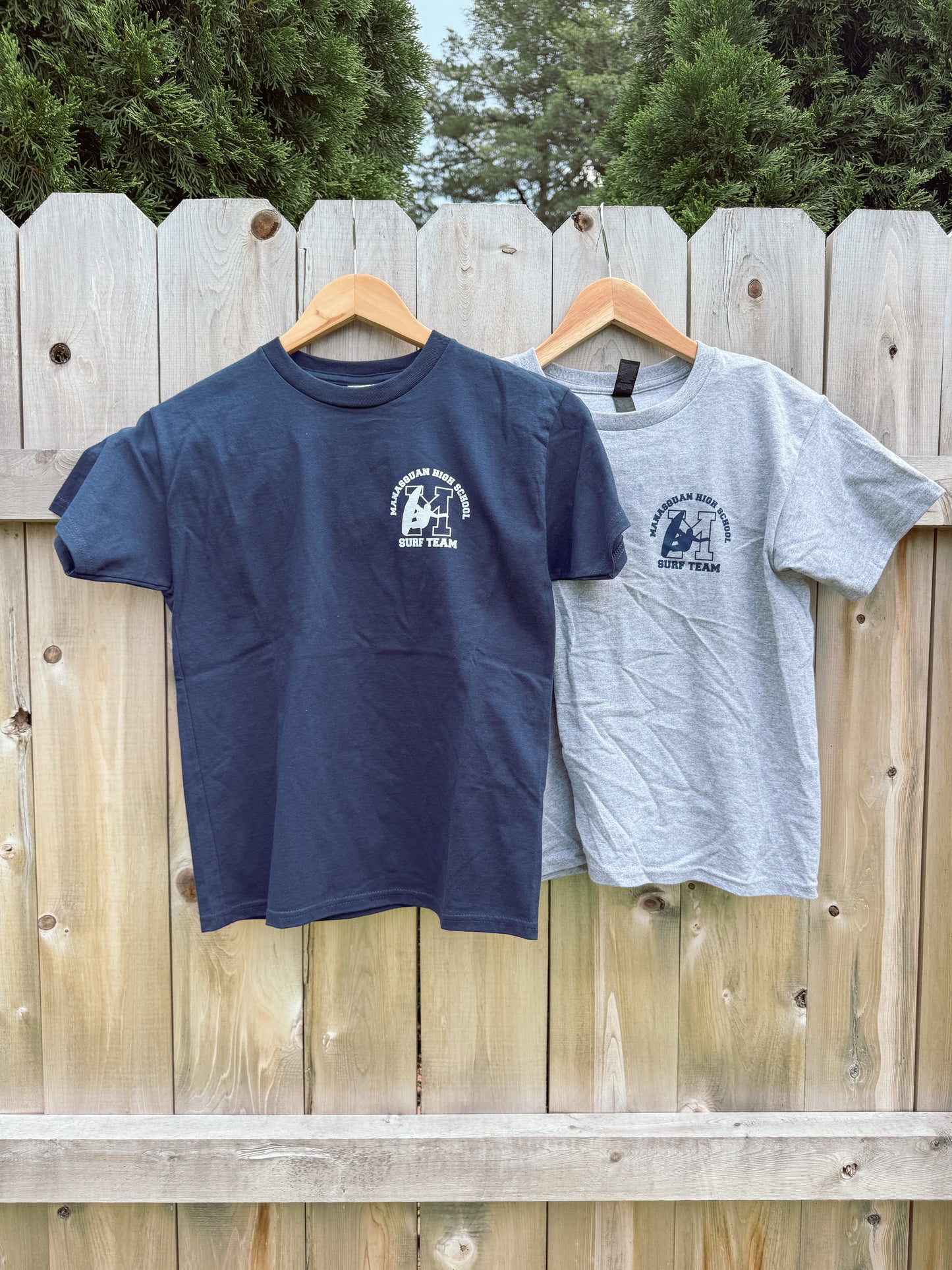 Made for future warriors!  MHS Surf Team kids tees.  Support Manasquan High School surf team