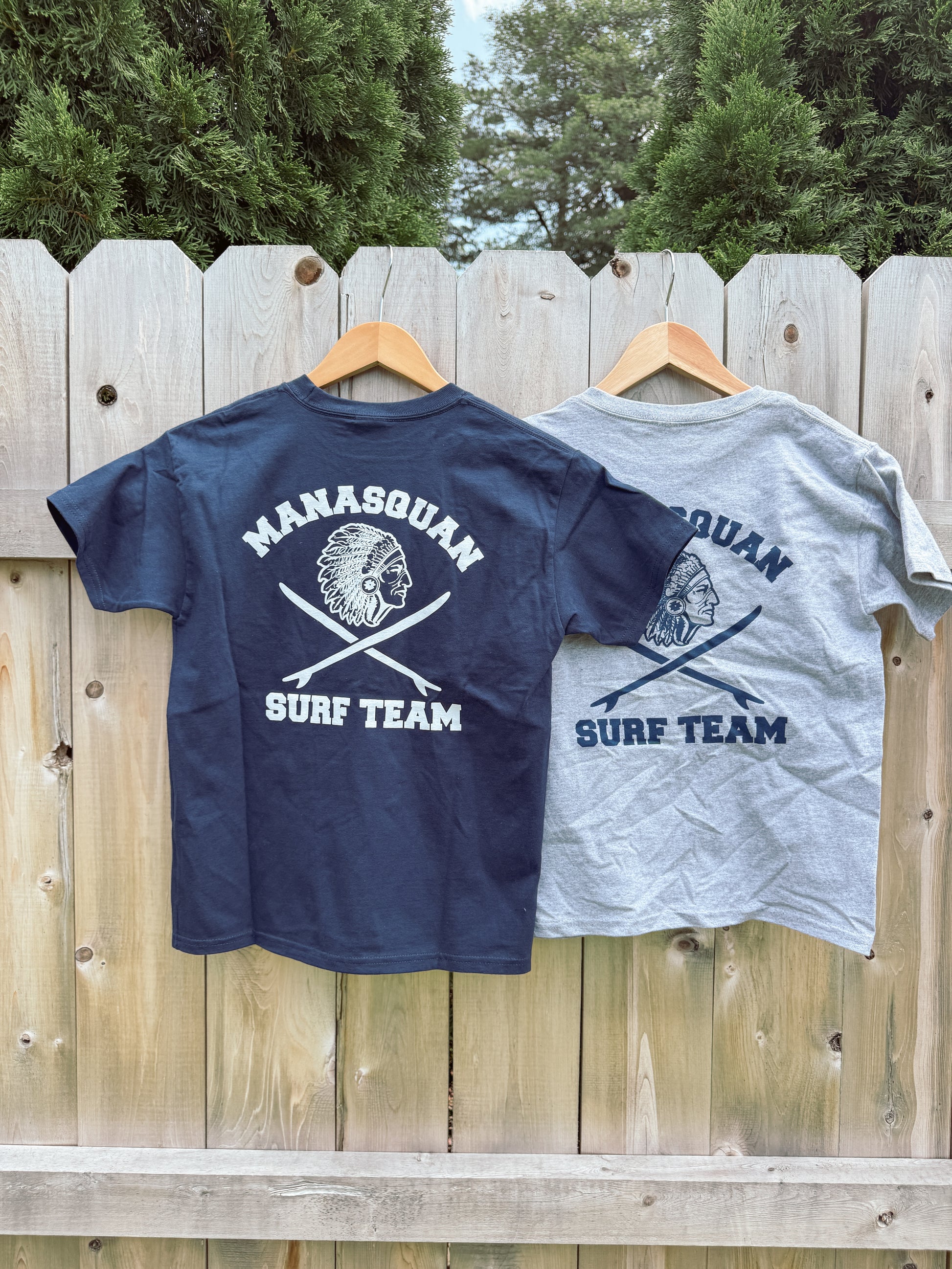 Made for future warriors!  MHS Surf Team kids tees.  Support Manasquan High School surf team
